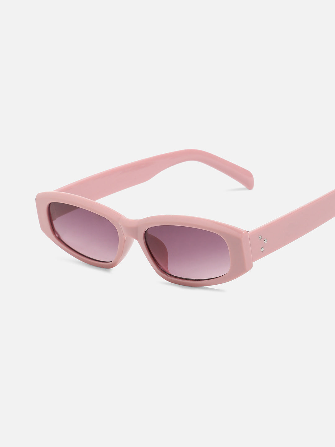 Solid Oval Sunglasses - Blush Pink