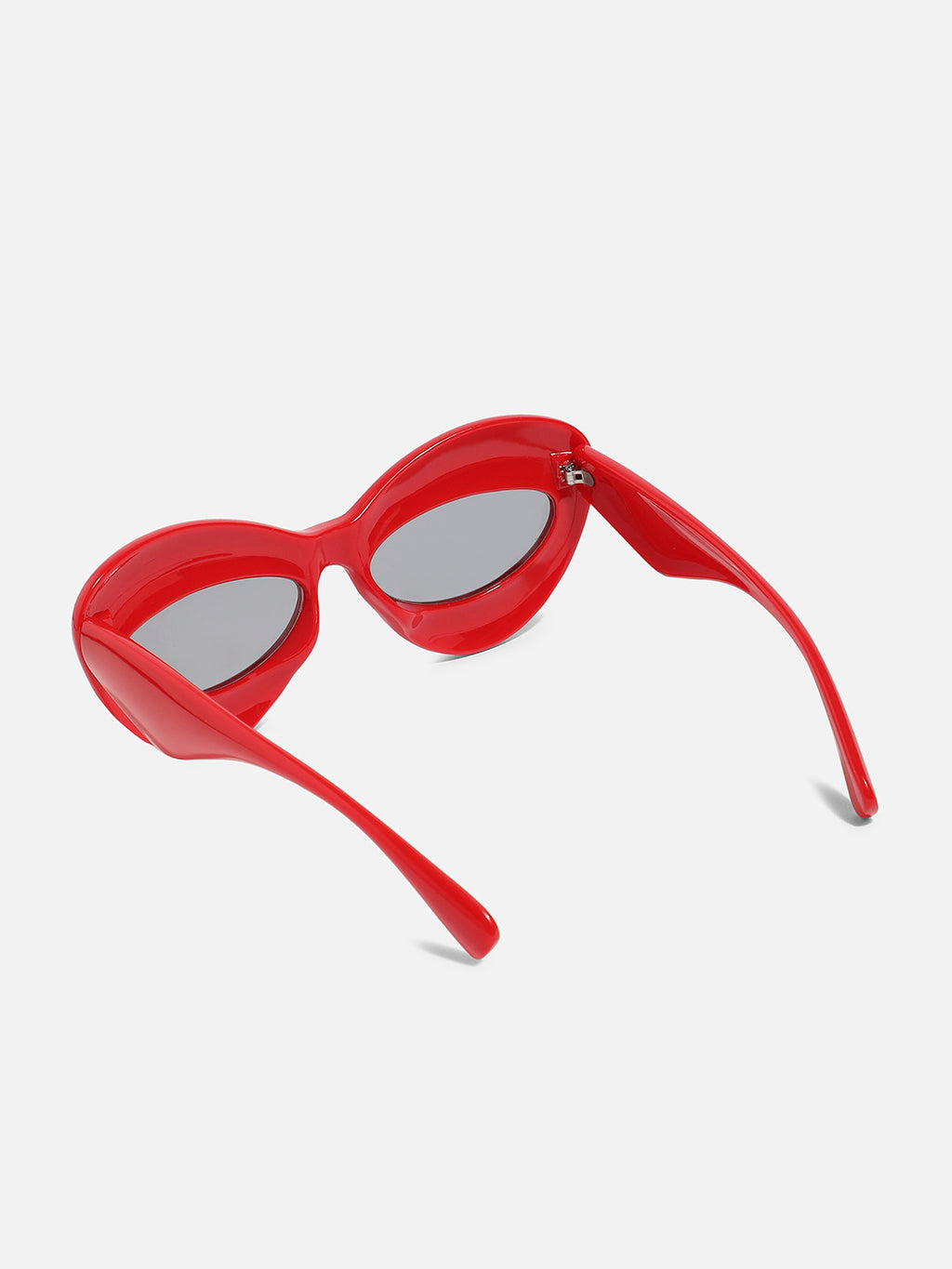 Solid Cateye Sunglasses - Red
