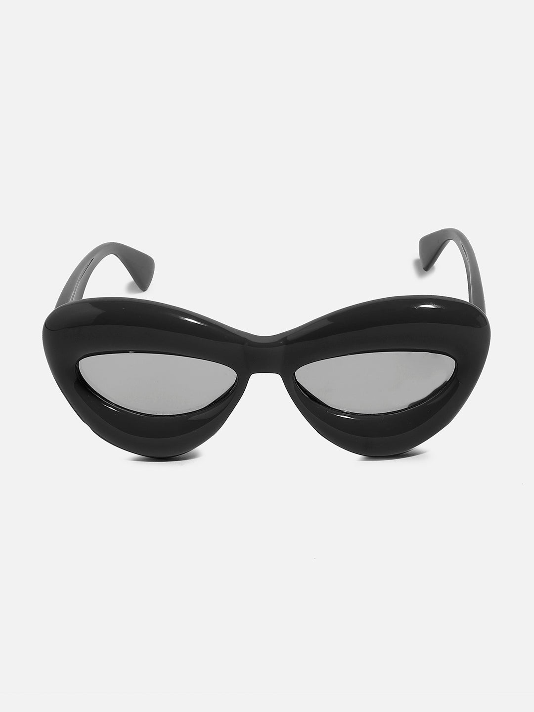 Solid Cateye Sunglasses - Black