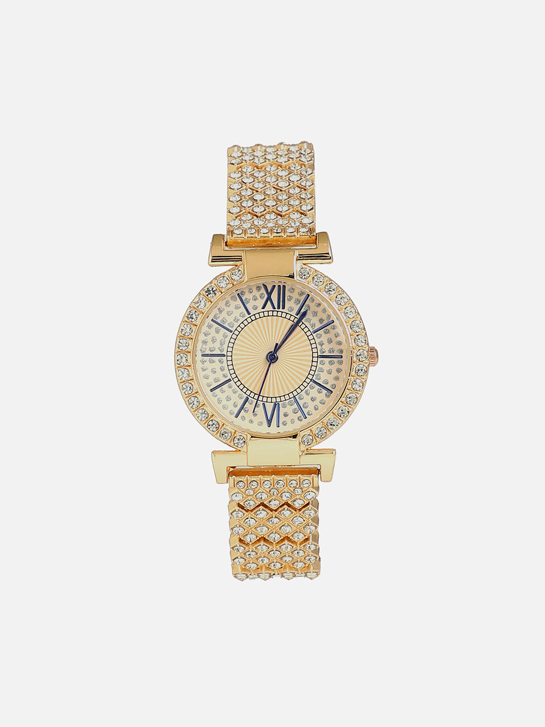 Round Gold Analogue Watch