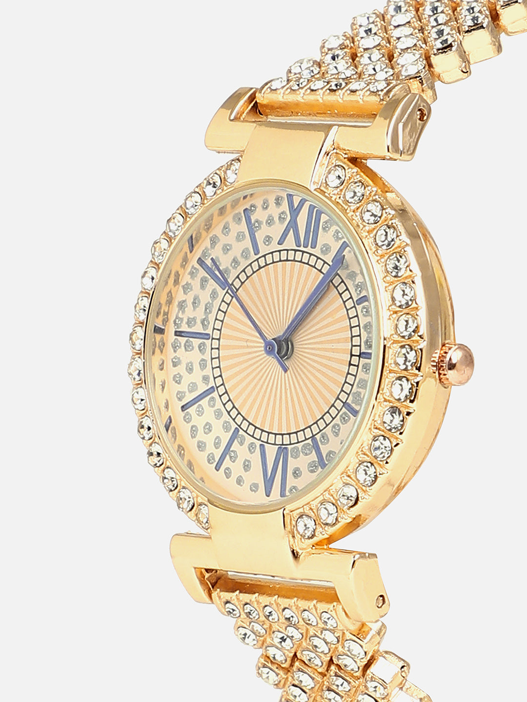 Round Gold Analogue Watch