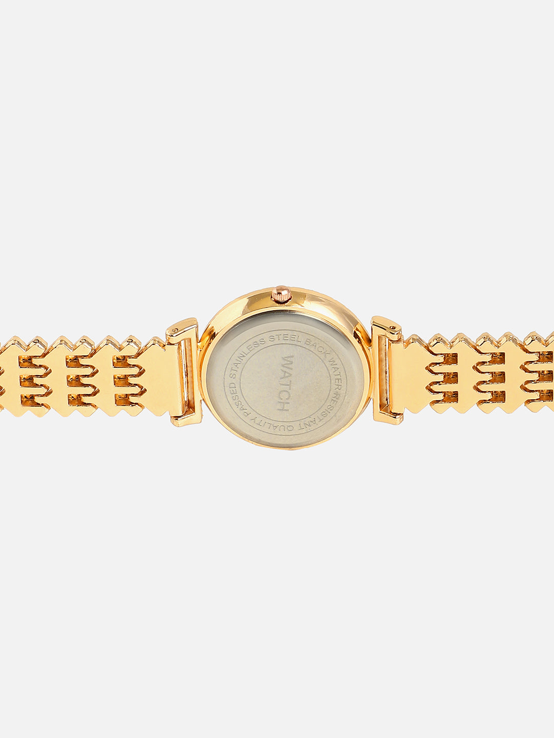 Round Gold Analogue Watch