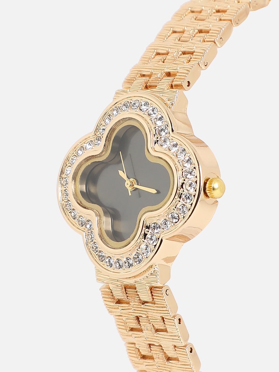 Embellished Clove Watch - Gold