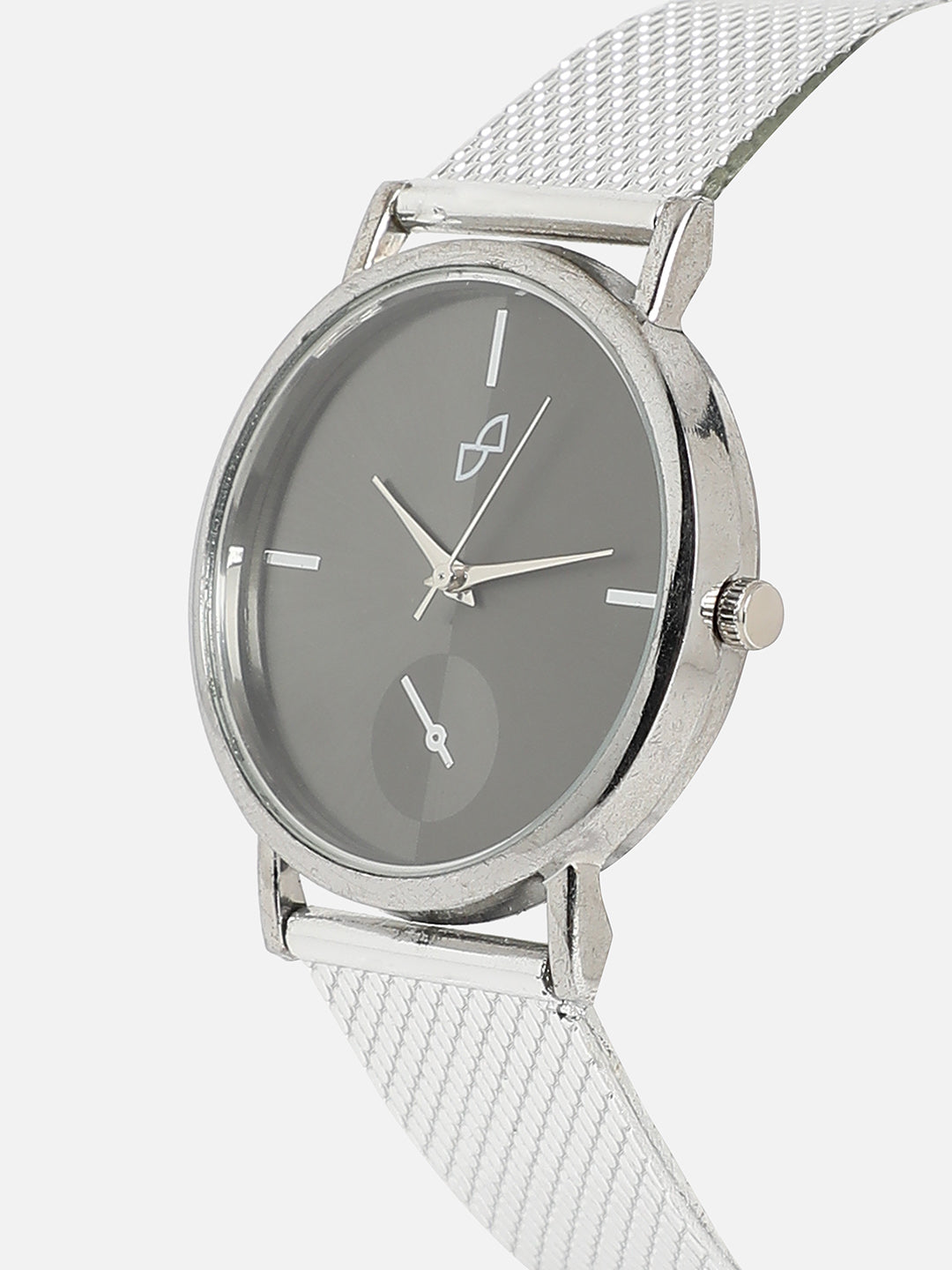 Solid Round Watch - Silver