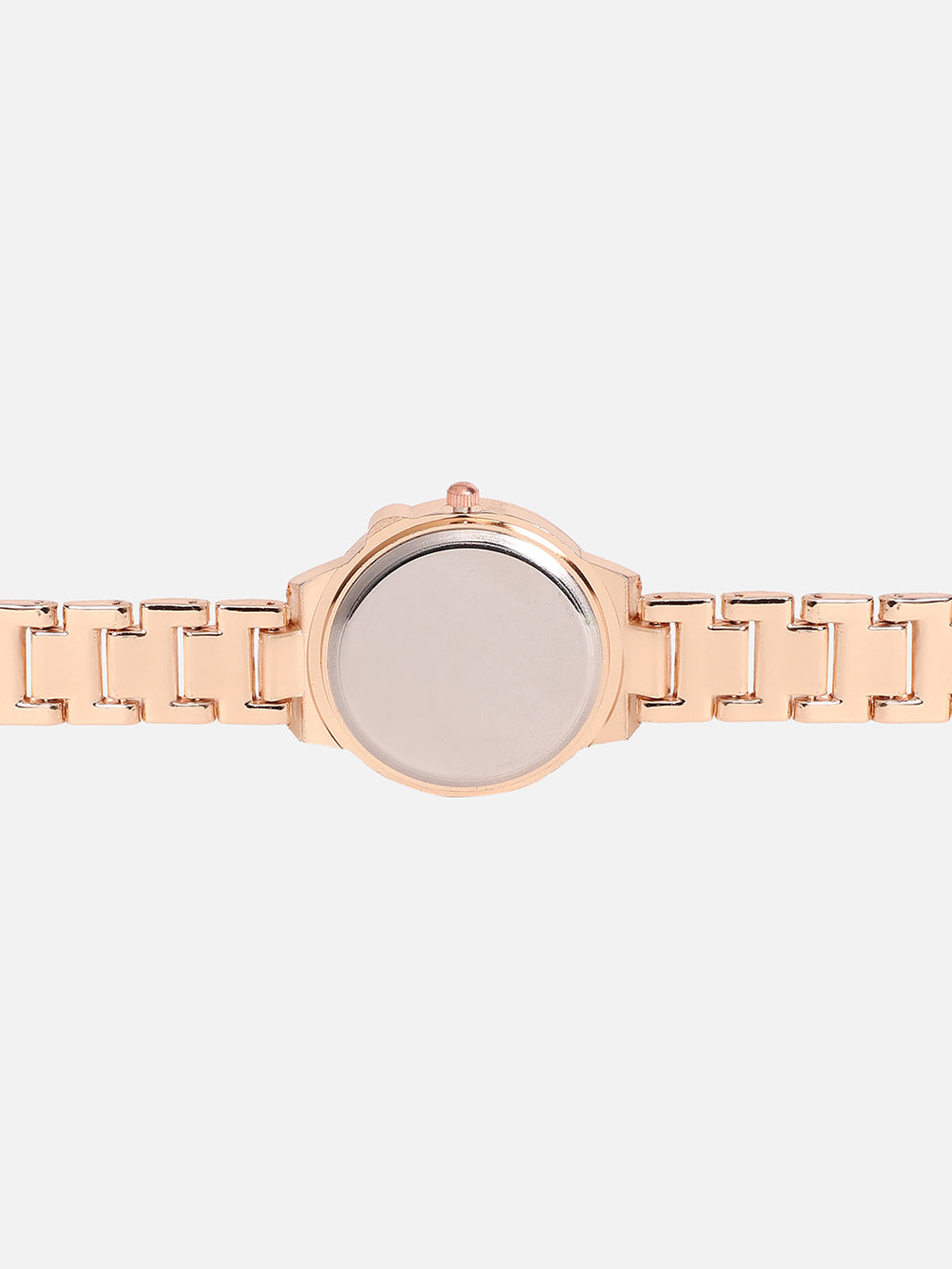 Embellished Round Watch - Gold