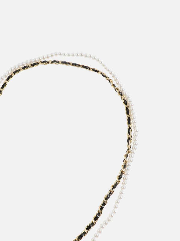 Glimmering Essentials: The Metallic Bodychain & Mini Purse Combo