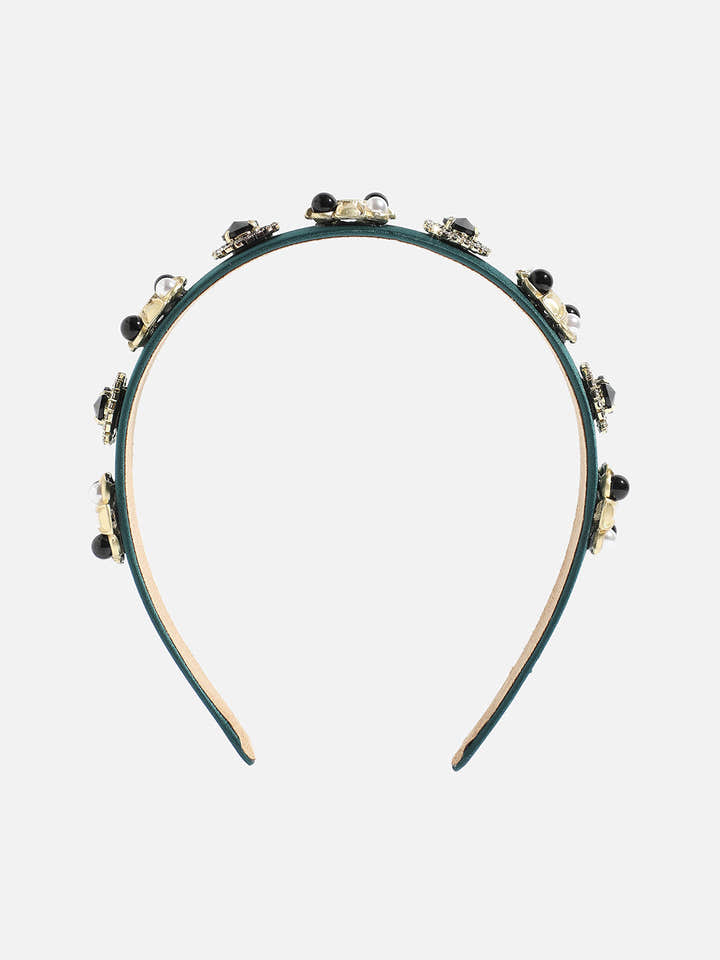 Green Color Hairband