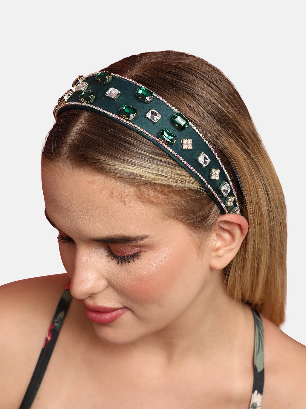 Green Color Hairband