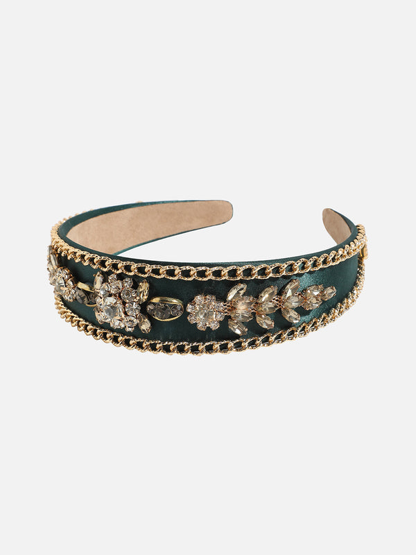 Green Color Hairband