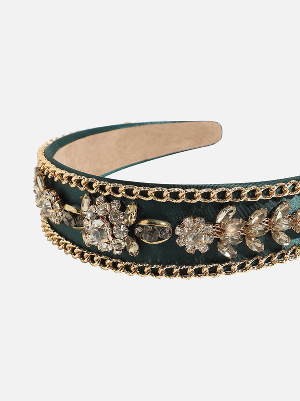 Green Color Hairband
