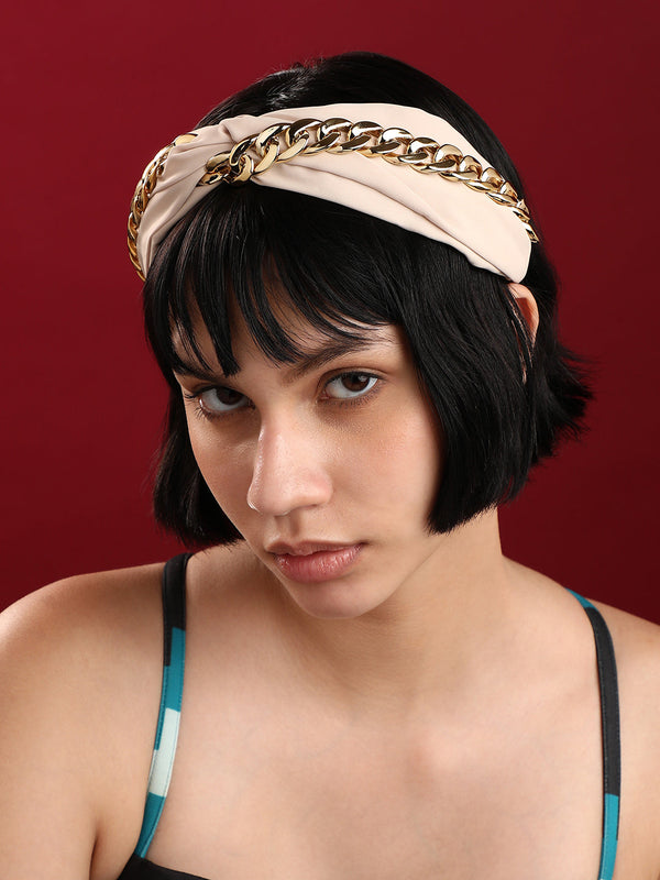 Glamour Halo: Adorned With An Embellished Hairband