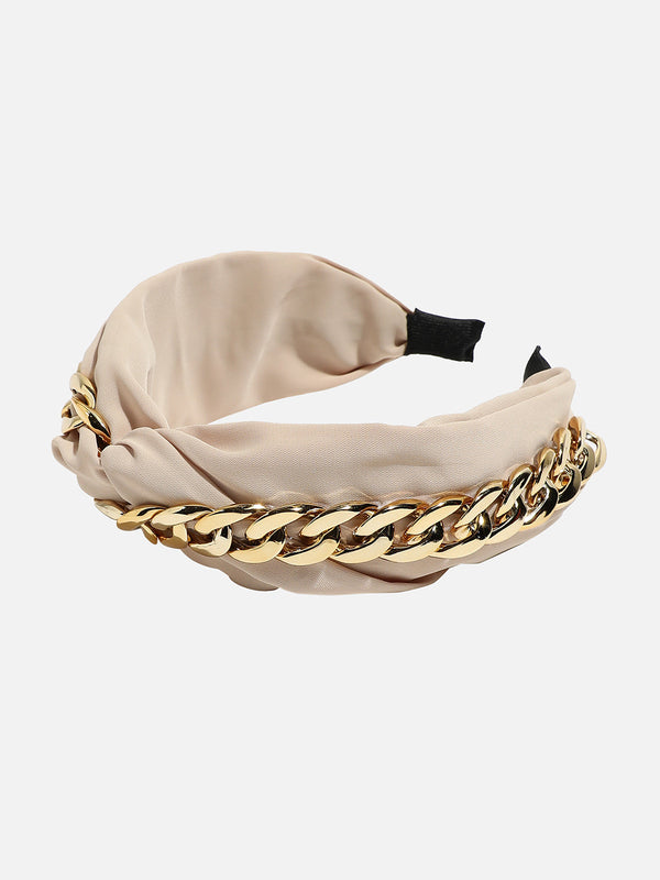 Glamour Halo: Adorned With An Embellished Hairband