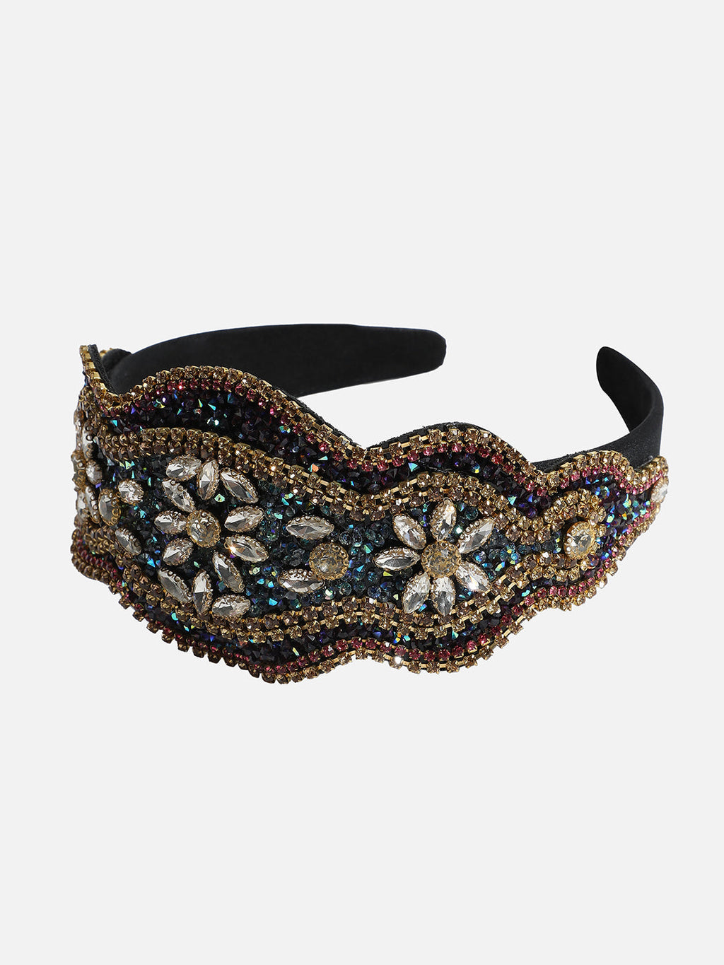 Royal Aura: The Enchanting Embellished Hairband