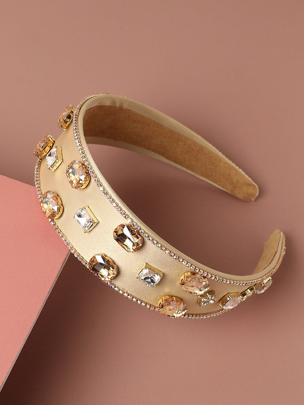Jeweled Elegance: Crown Your Look With An Embellished Hairband