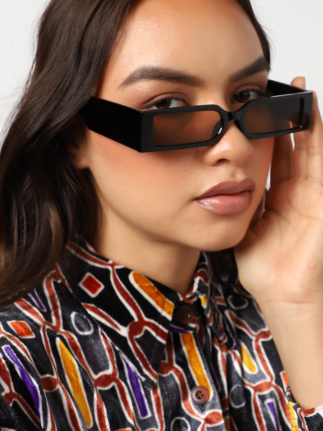 Black Rectangular Sunglasses