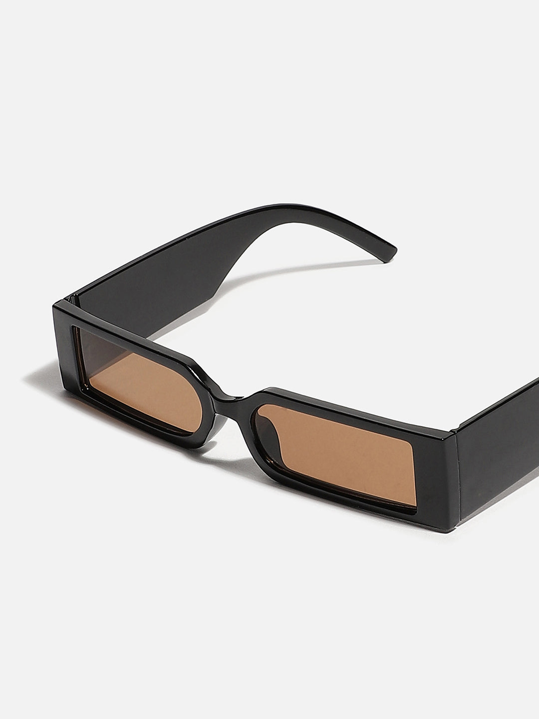 HAUTE SAUCE BLACK RECTANGULAR SUNGLASSES