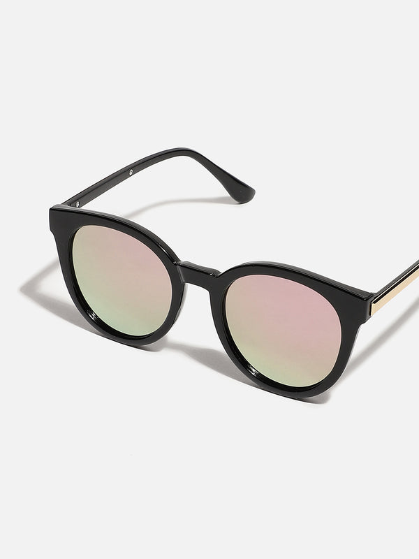 HAUTE SAUCE BLACK WAYFARER SUNGLASSES