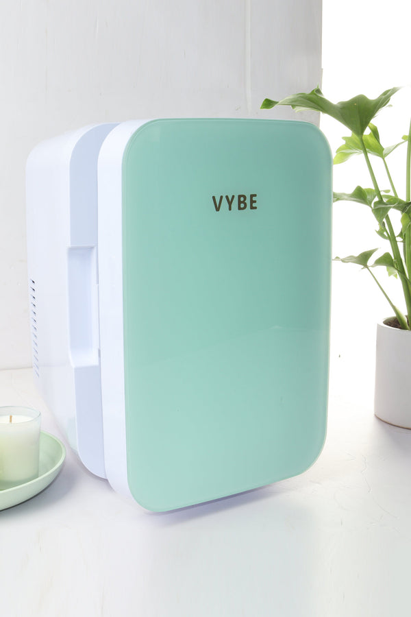 Vybe Mini Beauty Fridge (6 Liter):Ac/Dc Portable Thermoelectric Cooler & Warmer.Also Used As Car Mini Fridge For Long Travel.Used To Store - Serums,Moisturizers,Toners, Cream,Nail Polish (Vybe1003)