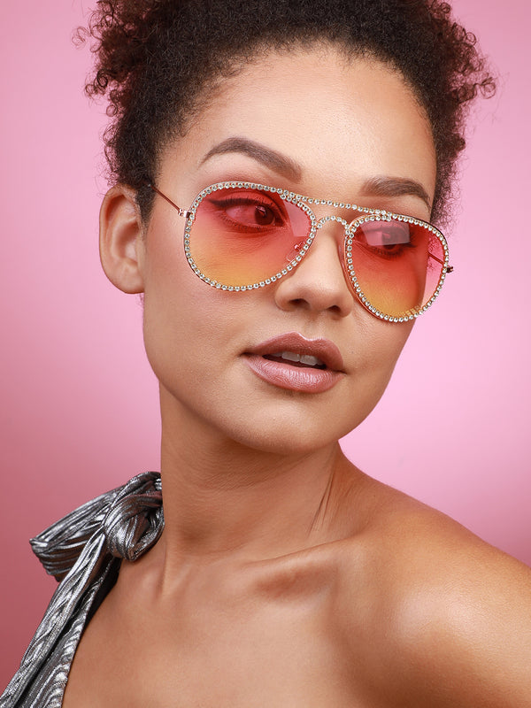 Glamourous Gems: Bedazzle Your Shades