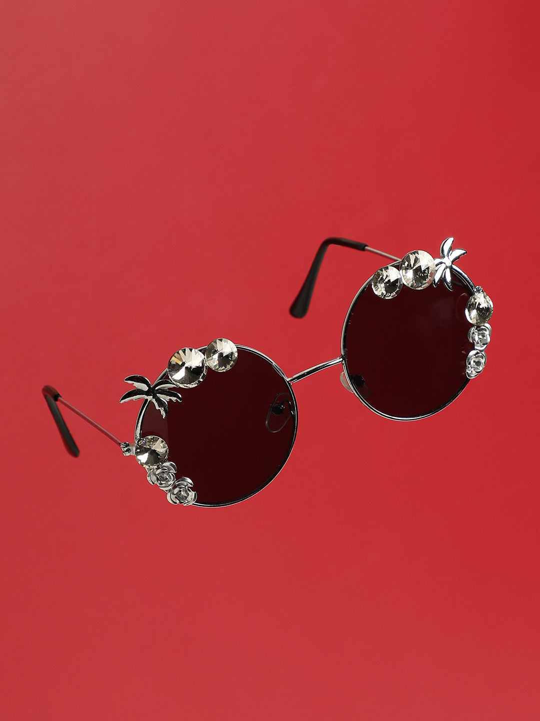 Glimmering Glam: Embellished Sunglasses