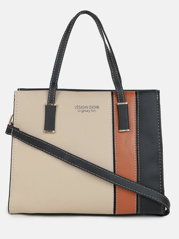 Big Tri Colour Tote Bag