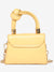 Solid Yellow Handbag With A Flap