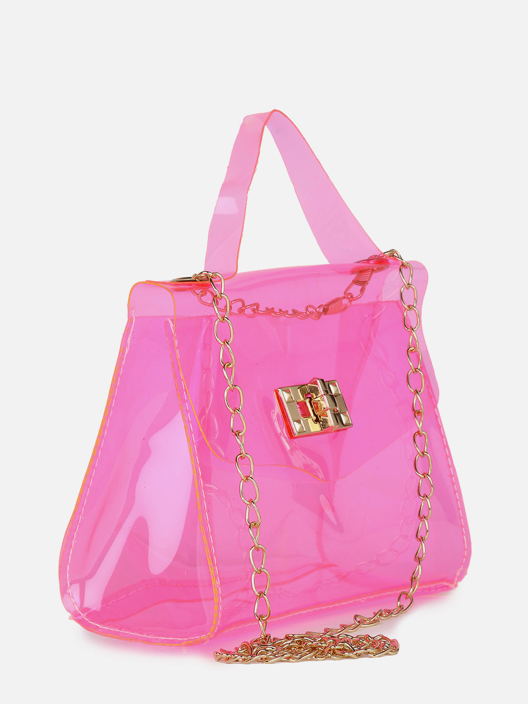 Eve Pink Transparent Mini Bag