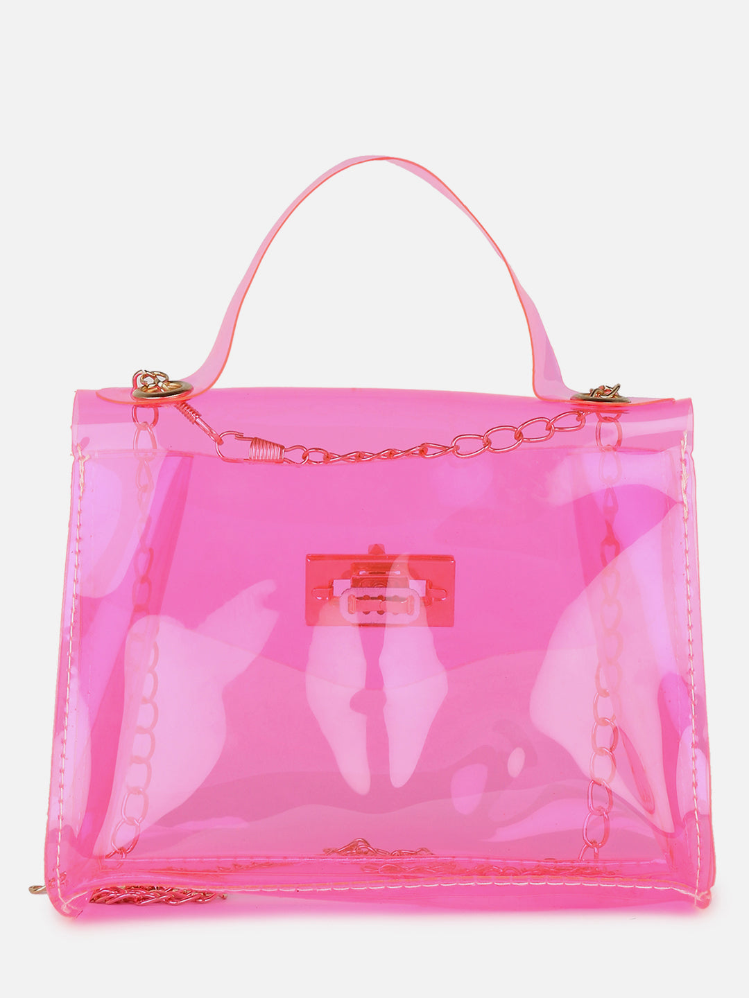 Eve Pink Transparent Mini Bag