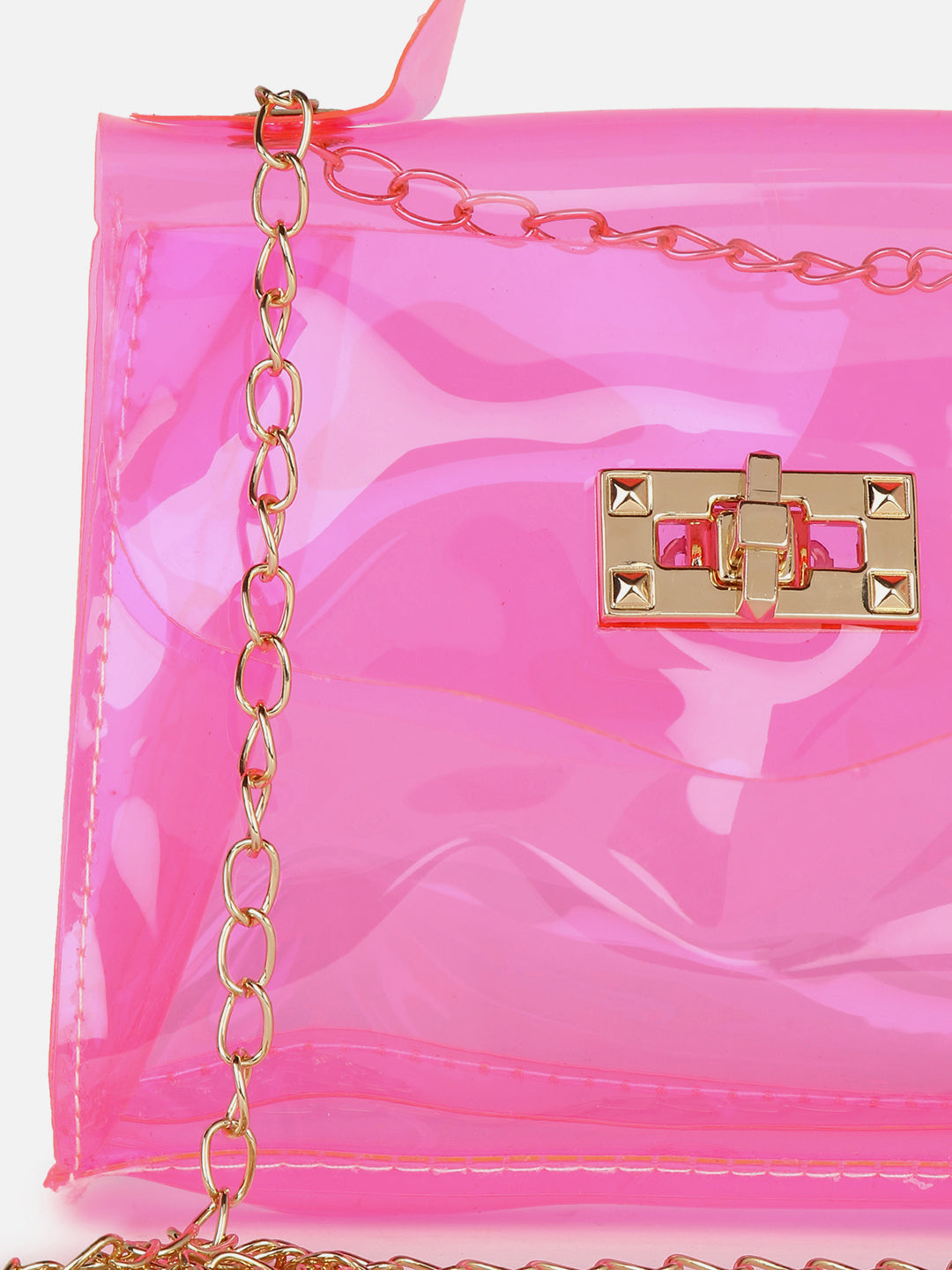 Eve Pink Transparent Mini Bag