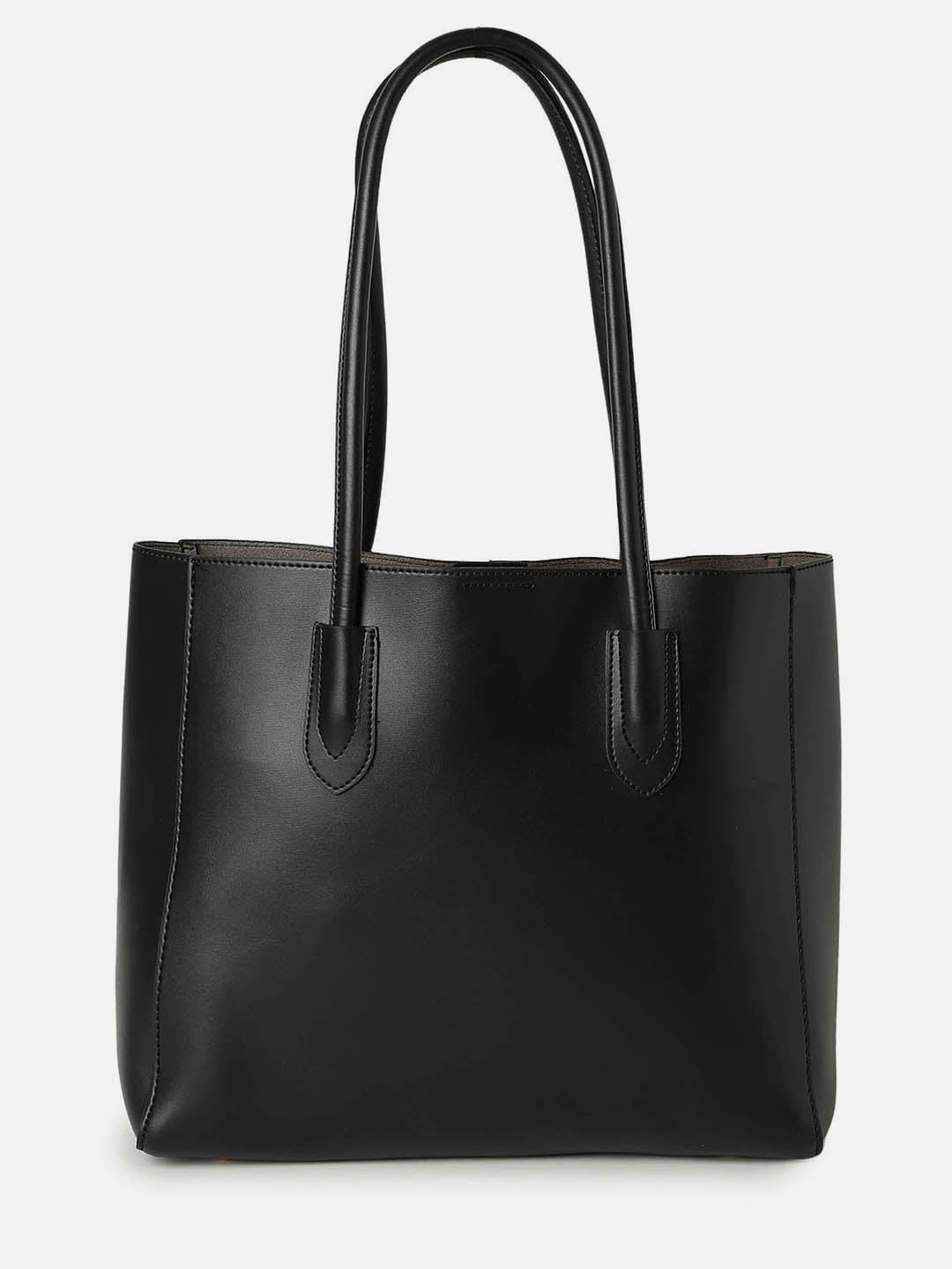 Dark Dynamite Black Tote Bag With Pouch Set
