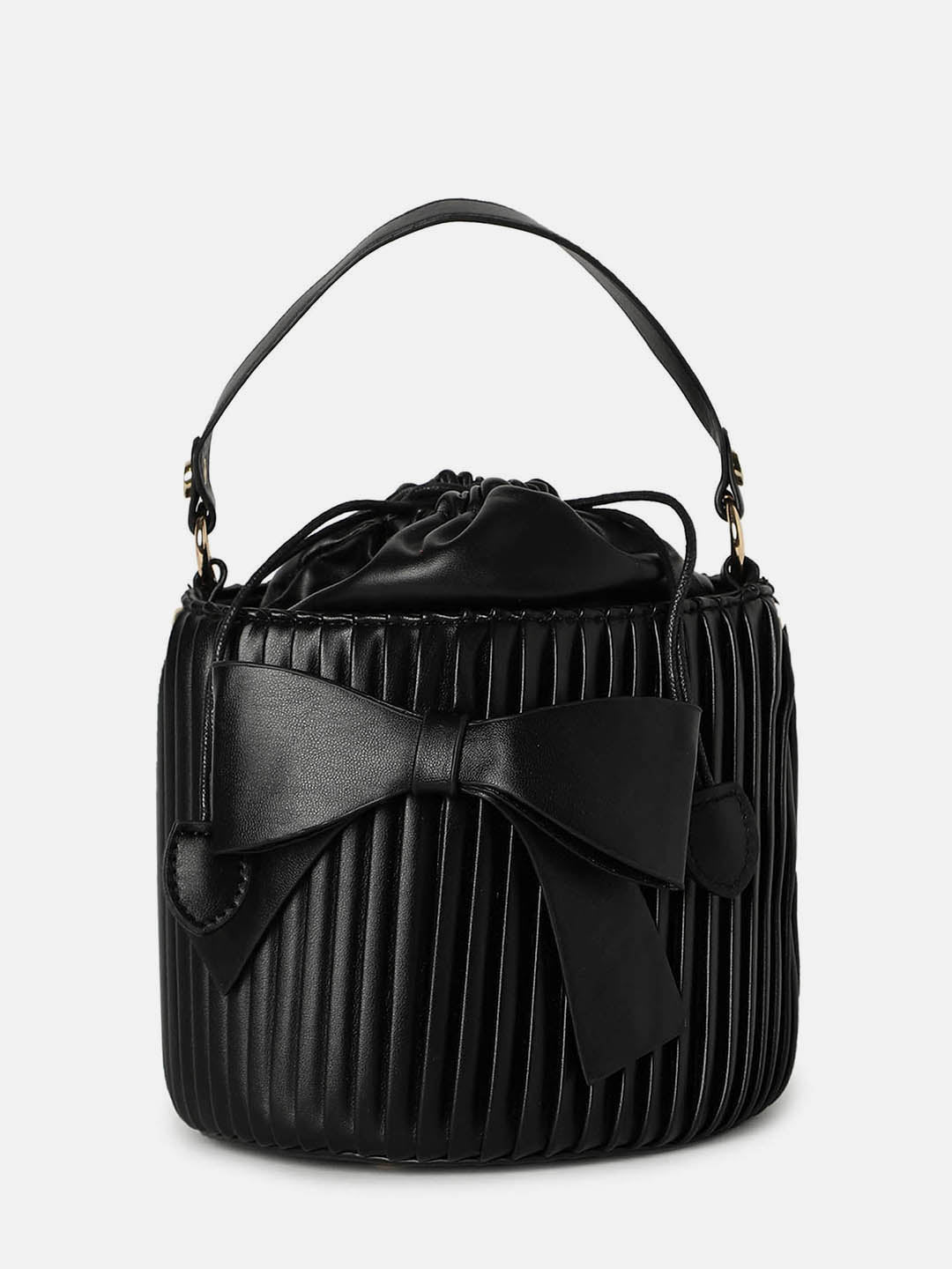 Charcoal Black Bucket Bag