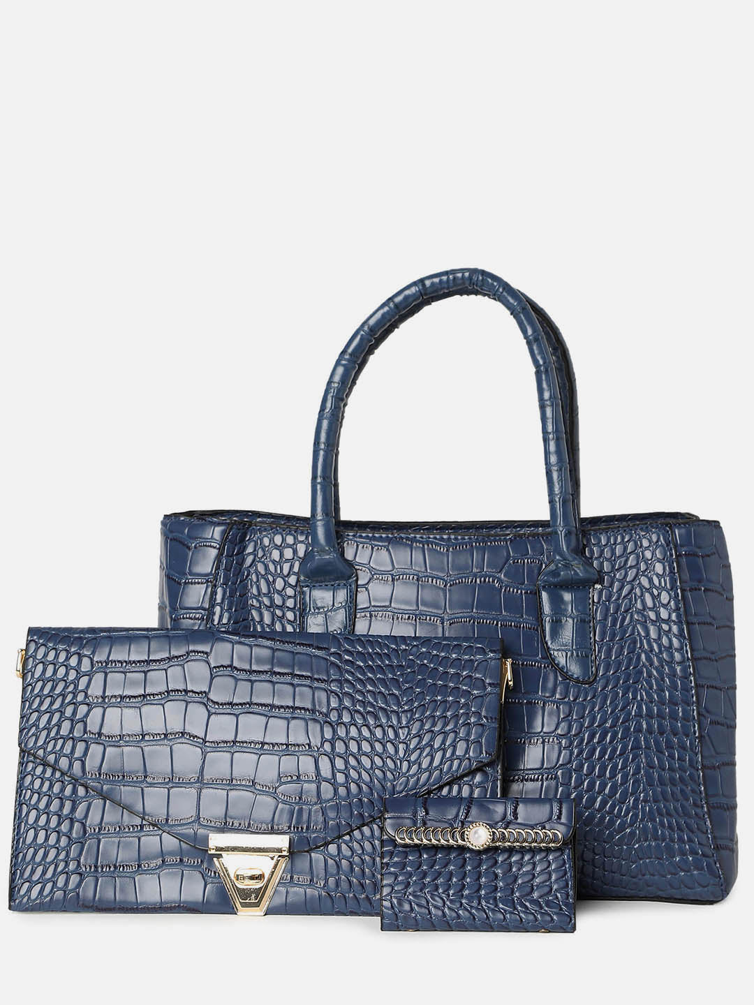 Azure Dark Blue Handbag