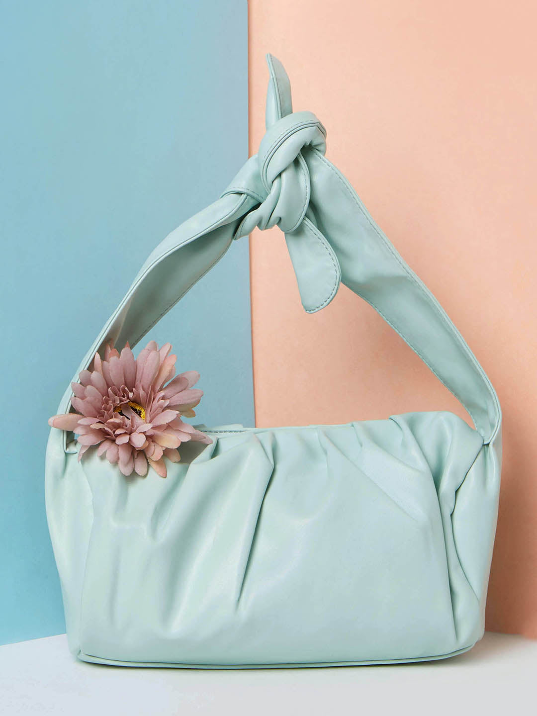 Flawless Flair Mint Blue Handbag