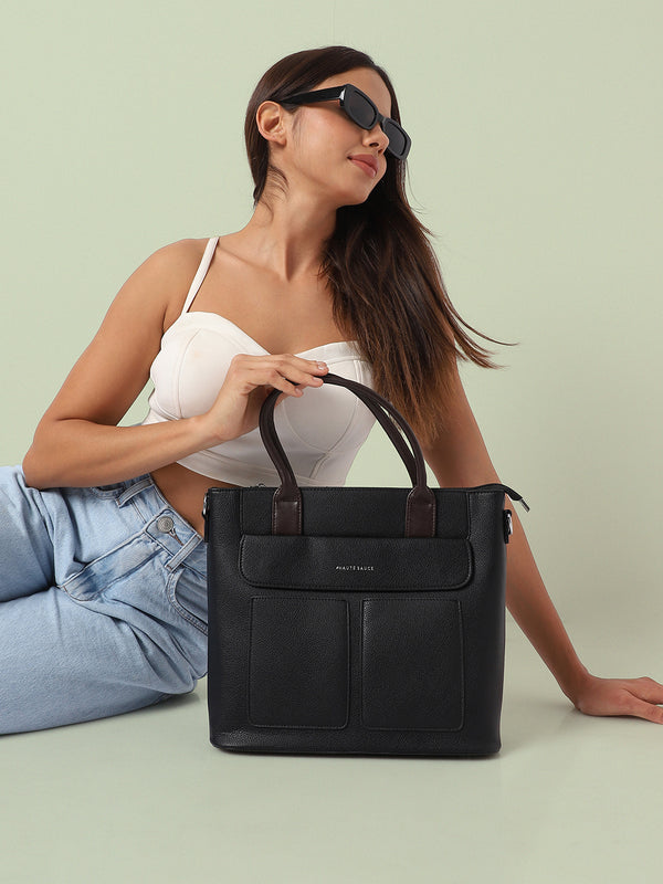Everyday Essential Tote Bag - Black