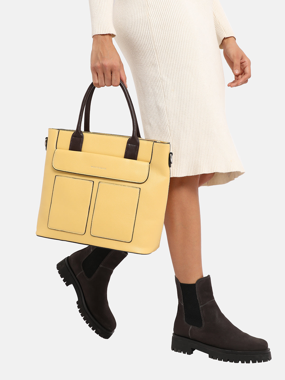 Everyday Essential Tote Bag - Light Yellow