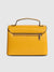 Structured Flap Handbag - Yellow