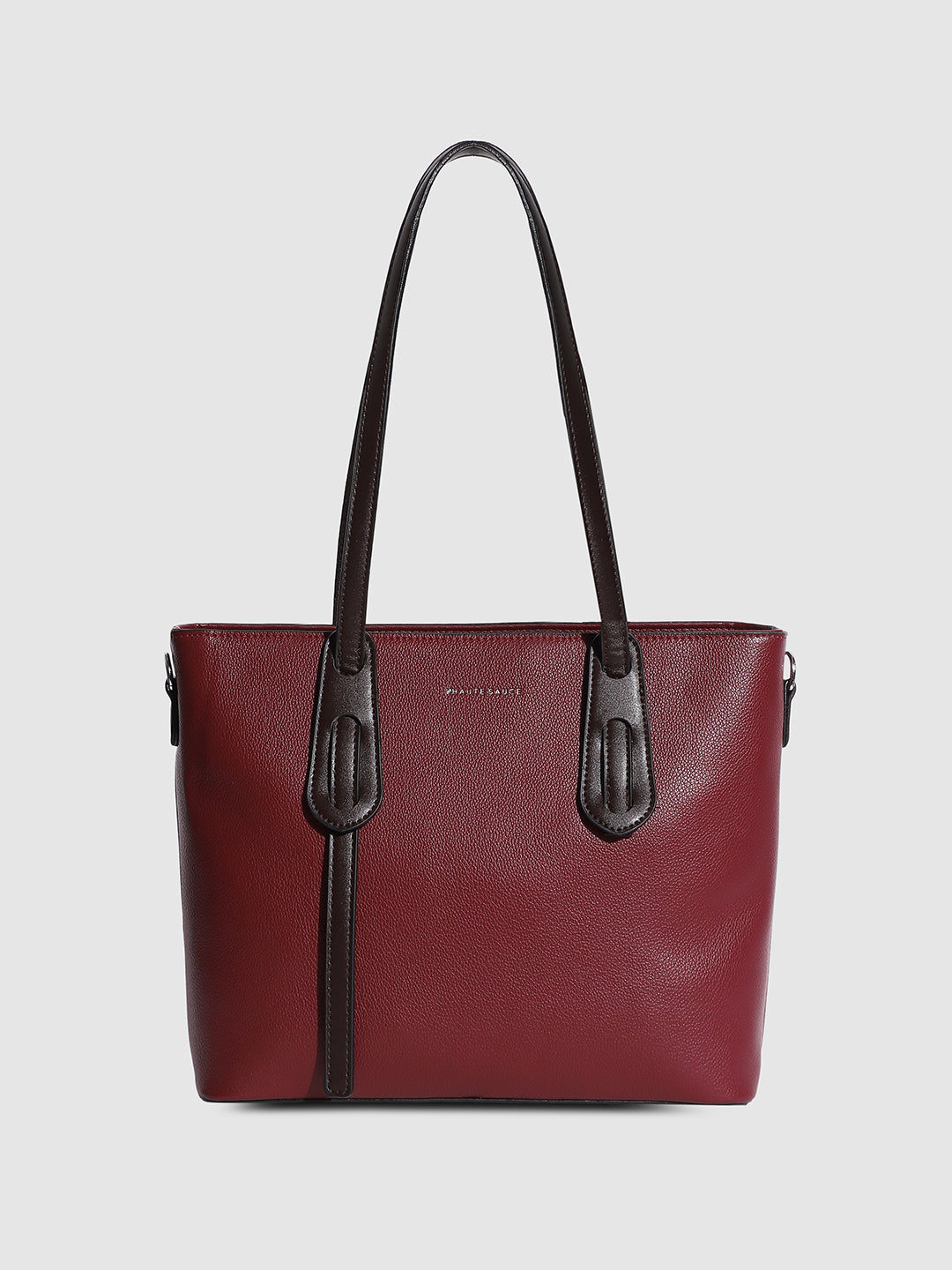 On The Go Tote Bag - Maroon