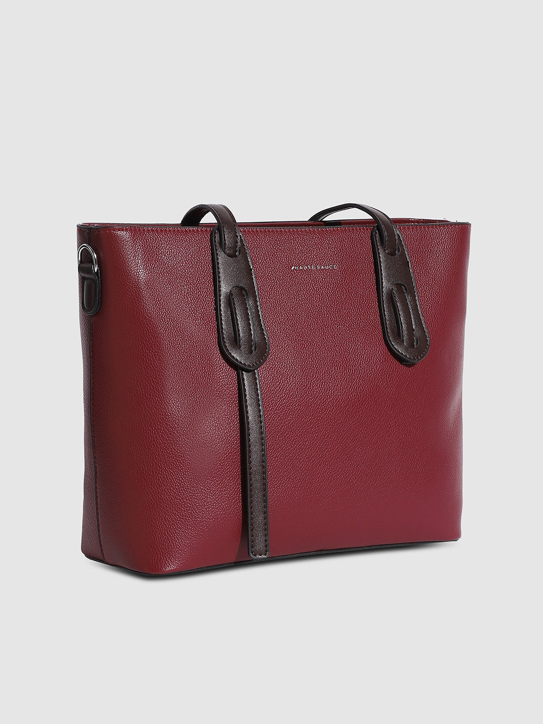 On The Go Tote Bag - Maroon