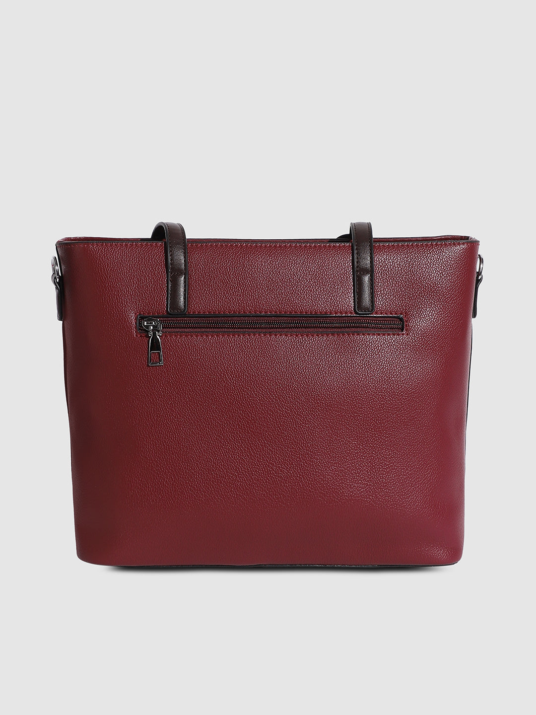 On The Go Tote Bag - Maroon