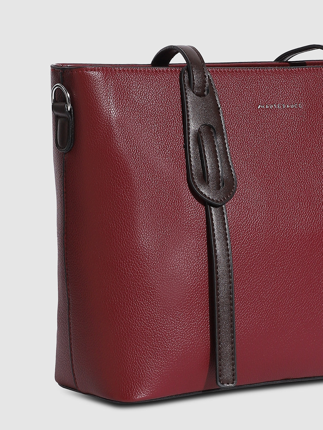 On The Go Tote Bag - Maroon