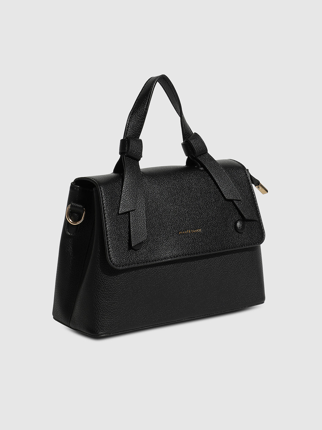 Structured Essential Handbag - Black