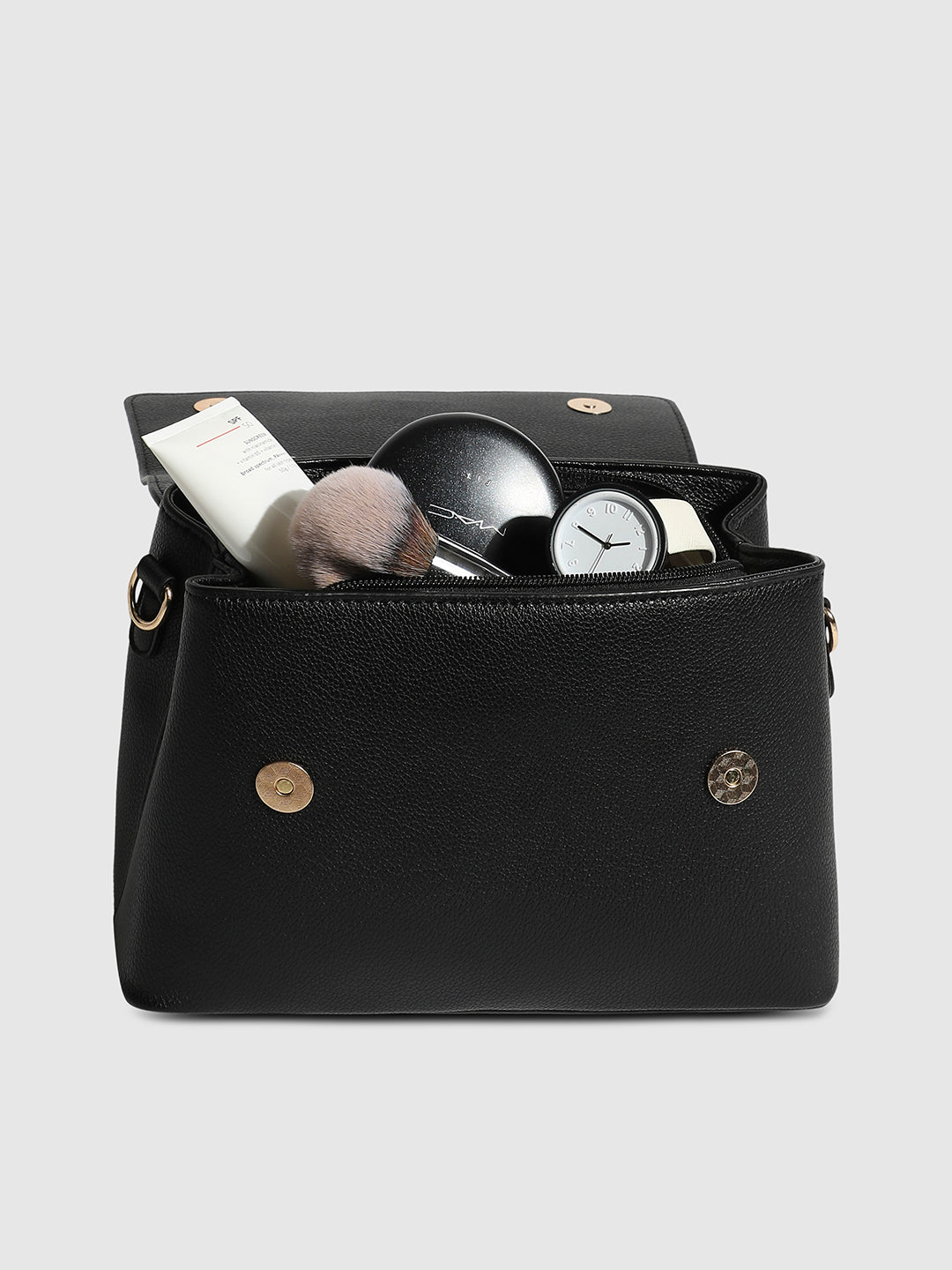 Structured Essential Handbag - Black