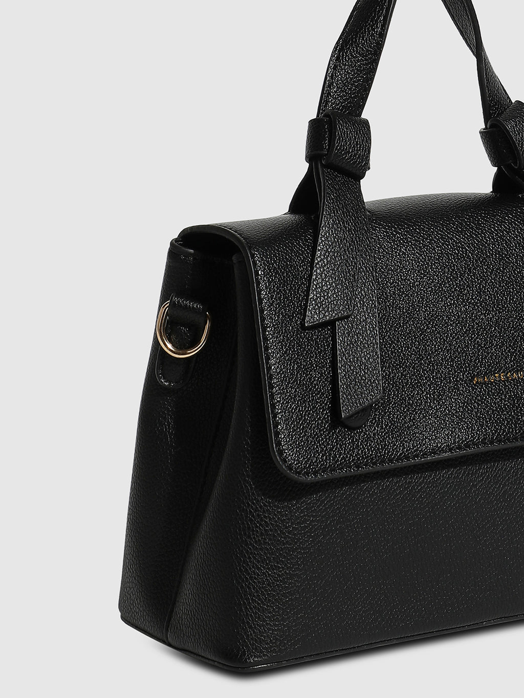 Structured Essential Handbag - Black