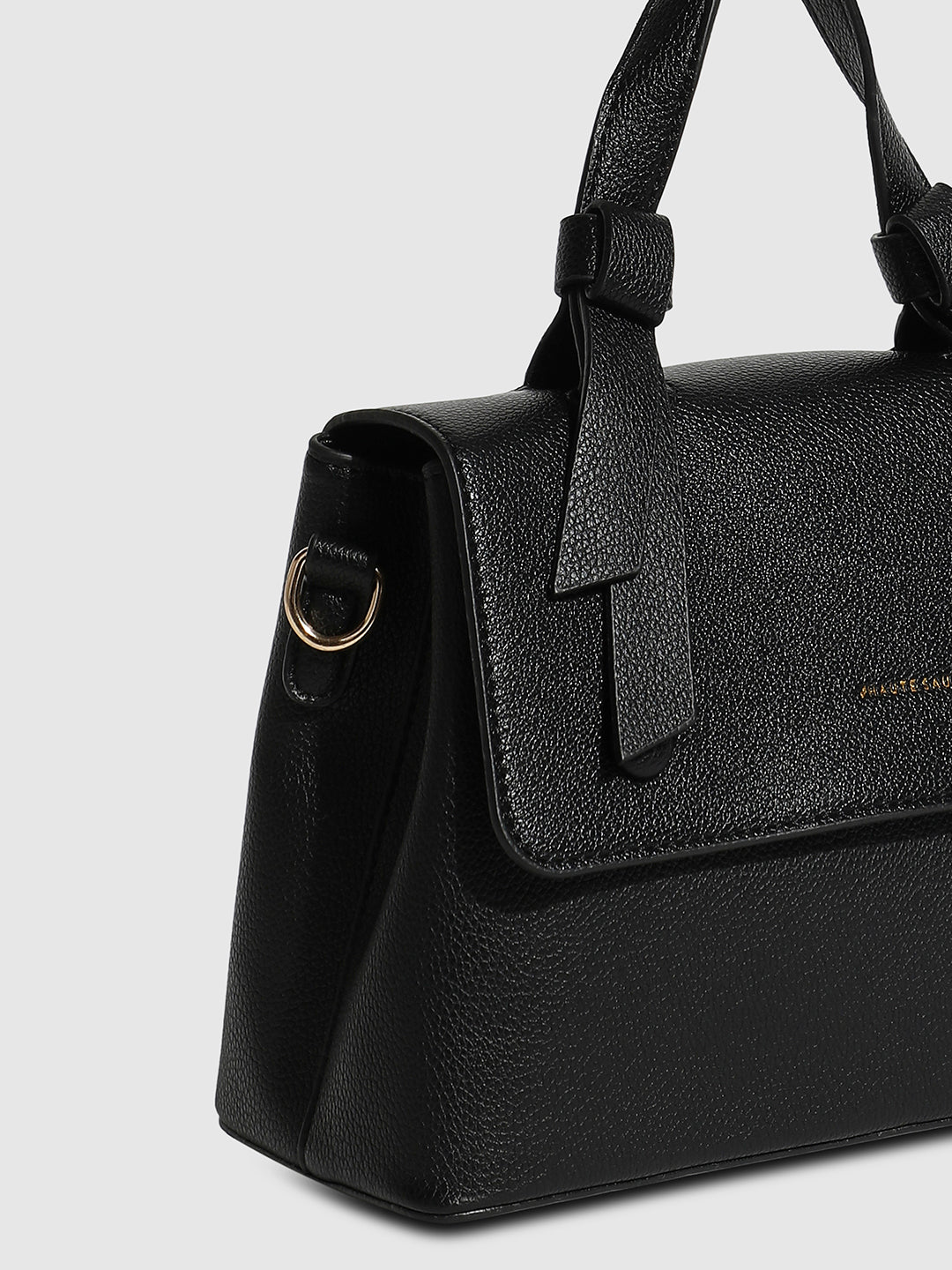 Structured Essential Handbag - Black