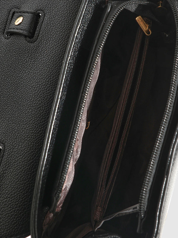 Structured Essential Handbag - Black