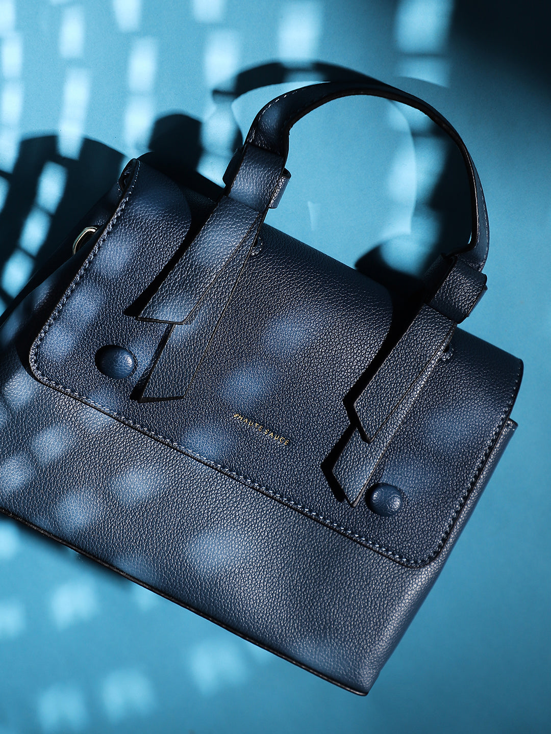 Structured Essential Handbag - Indigo Blue