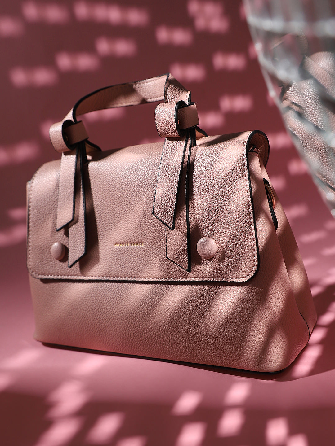 Structured Essential Handbag - Light Pink