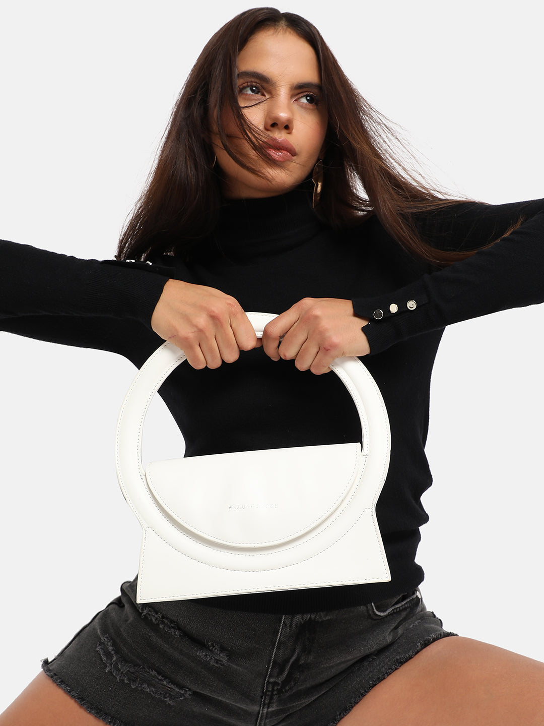 Halo Handbag - White