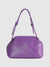 Textured Pouch Handbag - Purple