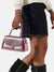 Metallic Flap Handbag - Pink